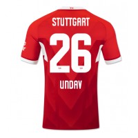 Stroje piłkarskie Stuttgart Deniz Undav #26 Koszulka Wyjazdowej 2024-25 Krótki Rękaw